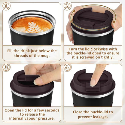 KETIEE Travel Mug, 12oz Insulated Coffee Cup - Image 9