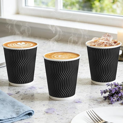 BYSNOW 100 Pack 8 oz Coffee Cups - Image 6