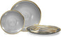 " OCCASIONS " 150 Piece set-Wedding Plastic Plates & cutlery -Disposable by OCCASIONSFINESTPLASTICTABLEWARE