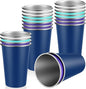 Mimorou 20 Pack 16 oz Stainless Steel Pint Cups Metal Cups Unbreakable Drinking by Mimorou