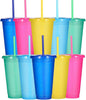 Suertestarry Tumbler with Straw and Lid, Water Bottle Iced Coffee Travel Mug Cup by Suertestarry