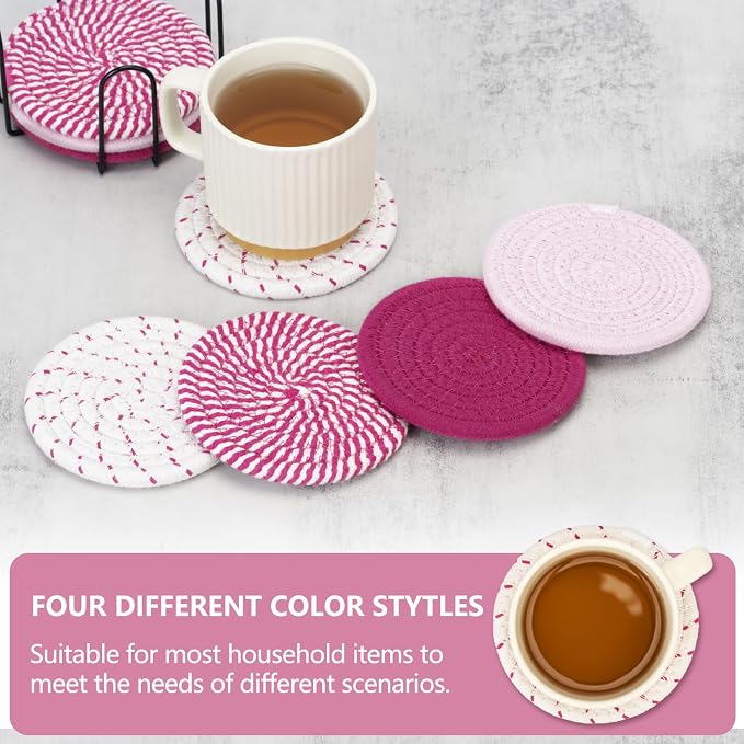 Coasters for Drinks Absorbent, Coasters Set of 4 - Image 5