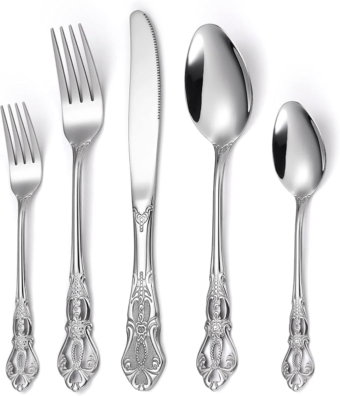 Gorgeous Retro Royal Silverware Set by MetalServingUtensils
