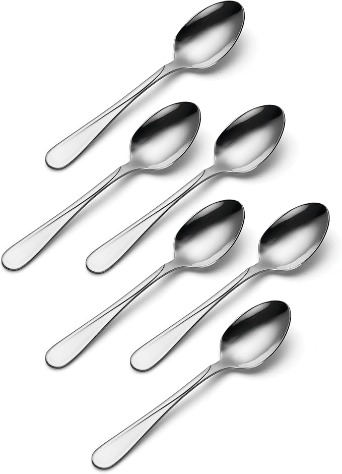 Oneida Silverware Set, Flight Everyday Flatware 6-Piece Teaspoons Set, Service - Image 2