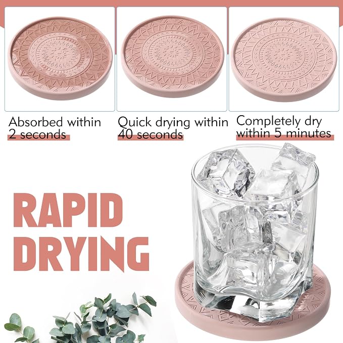 Photect Diatomaceous Earth Coasters Set - Image 4