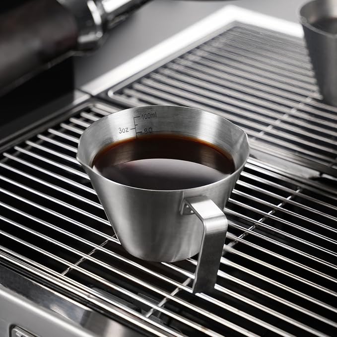 YARRAMATE Stainless Steel Espresso Shot Cup, 3.4oz | Heat Insulated Grip - Image 8