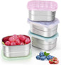 8oz Small Stainless Steel Snack Containers by Tanjiae