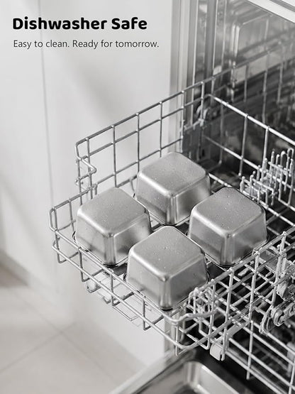 HTEVW 6 Pack Stainless Steel Snack Containers - Image 6