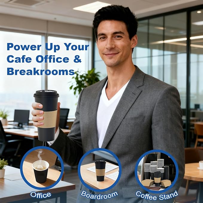 12 oz 500 Pack Coffee Cups - Image 7