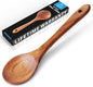 Zulay Kitchen 9.4" Teak Wooden Cooking Spoon – Durable, Non-Stick Wooden Utensil by ZulayKitchen
