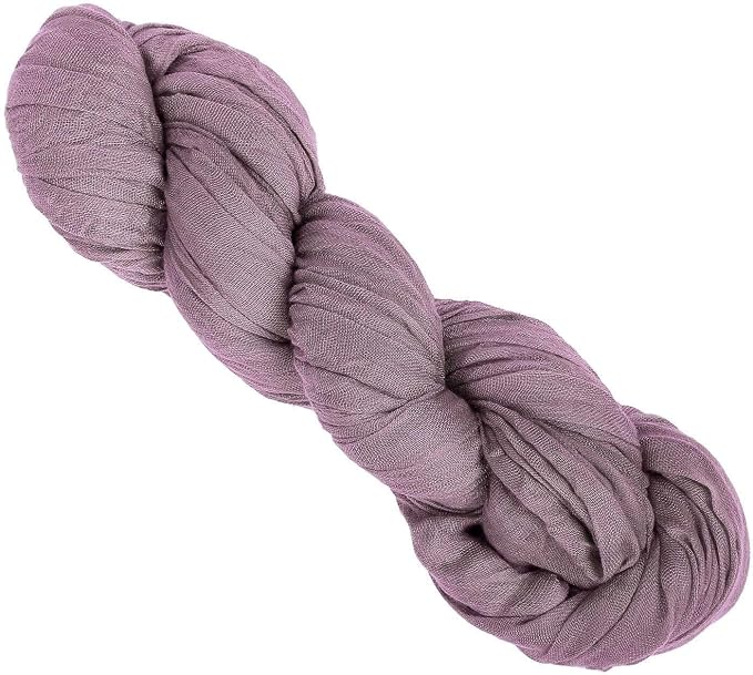 Efavormart 10ft Violet Amethyst Cheesecloth Table Runner - Image 3