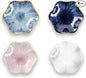 Ceramic Jewelry Tray Ring Dish, 4.33 Inch Key Bowl Ceramic Tray 4PCS, Ttrinket Dish Jewelry Dish, Home Decoration, Gifts for Girlfriend Daughter Mother,Mother's Day Gift