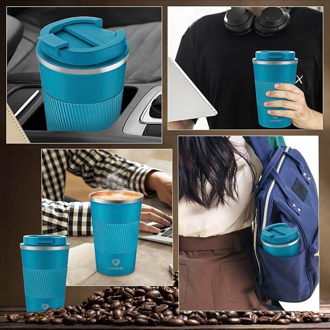 CS COSDDI Stainless Steel Travel Mug 12oz - Image 7