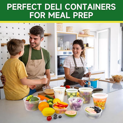 Dealusy 50 Set 32 oz Deli Containers - Image 6