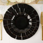 Efavormart 10 Pack | Black 6" Round Plastic Dessert Salad Plates, Disposable by efavormart