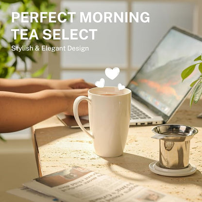 Sweese 15oz Porcelain Tea Mug - Image 5