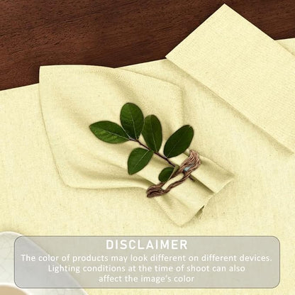 Ruvanti Cloth Napkins Set of 12, 18x18 Reusable Napkins Cloth Washable, Soft & Durable Table Napkin, Poly Cotton Fabric Dinner Napkins for Parties, Christmas, Thanksgiving, Weddings - Cream