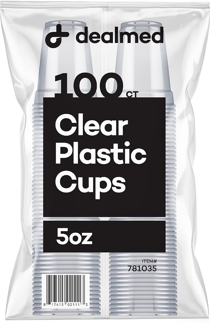 Dealmed 5 oz Disposable Plastic Cups by Dealmed