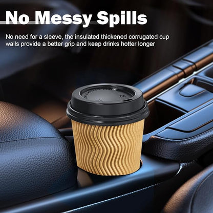 SIUQ 90 Pack 16 oz Disposable Coffee Cups - Image 6
