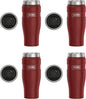 THERMOS Stainless King Vacuum-Insulated Travel Tumbler, 16 Ounce, Rustic Red by Thermos
