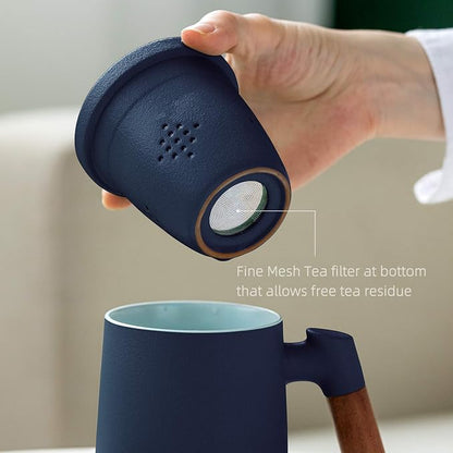ZENS Tea Mug with Infuser and Lid - Image 4