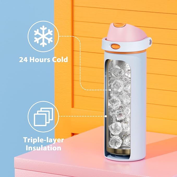 24 oz Insulated Water Bottle - Image 4
