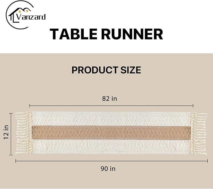 Boho Table Runner for Home Decor - Image 3