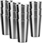 Beasea Stainless Steel Cups 16 oz, 12 Pack Large Stainless Steel Tumbler Bulk by Beasea