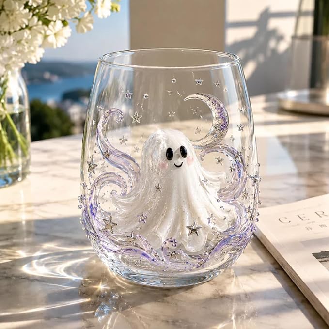 3D Halloween Artisan Glassware Collection Halloween Glass Cups | Drinking Glass - Image 9