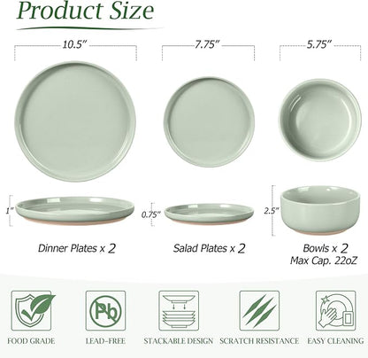 LIANYU Porcelain Dinnerware Set - Image 3