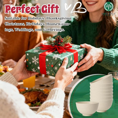 10 OZ Dessert Bowls Wheat Straw Small Bowls Reusable Kids Bowl Mini Bowl - Image 8