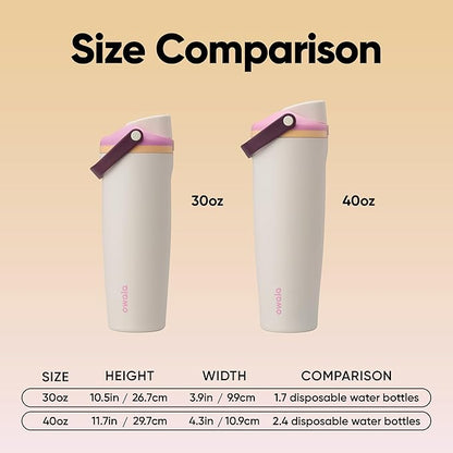 Owala FreeSip Sway Insulated Stainless Steel Water Bottle - Image 6