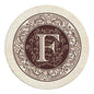 Thirstystone Monogram Letter Natural Sandstone Coaster 4 Pack | Manufactured in by Thirstystone