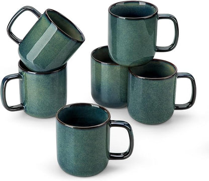 vancasso STARRY Coffee Mugs Set, 12 oz Ceramic Coffee Cups by vancasso