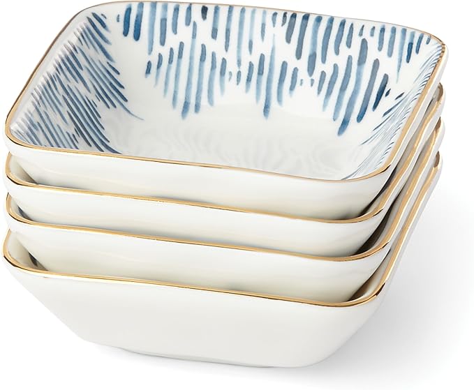 Lenox Blue Bay 4-Piece Stacking Dip Bowl Set, 0.95 LB - Image 2