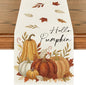 Artoid Mode 210 GSM Fall Table Runner 13x72 Inch Home Party Decor | Orange by ArtoidMode
