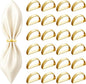 24 Pcs Stainless Steel Napkin Rings by Unknown