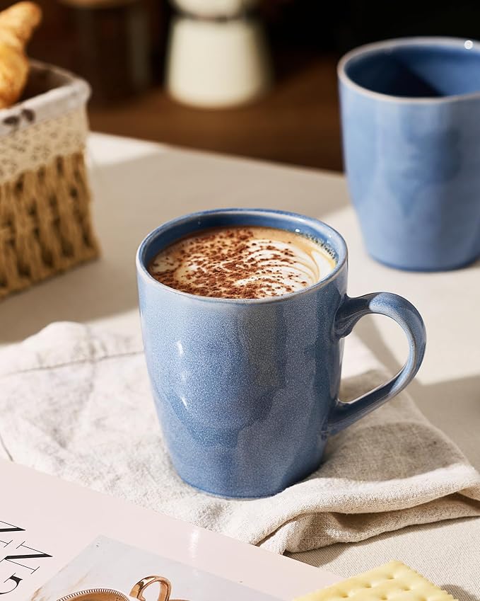 famiware Aurora Coffee Mugs, 14oz Mug Set of 4, Stoneware Mug, Cups - Image 6