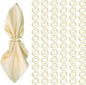 Gold Napkin Rings - 72 PCS Metal Spiral Napkin Rings(Spiral) Napkin Holders Buckles for Family Dinner, Wedding, Party,Table Decorations