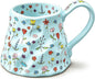 Large Coffee Mug 20 oz, Oversized Cute Floral Ceramic Mug, Big Coffee Mugs by ACOLIDAS