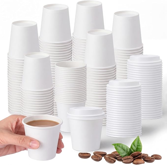 100 Sets 4 oz Disposable Espresso Cup by Unknown