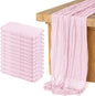 12 Pack Cheesecloth Table Runner 10Ft Christmas Gauze Boho Table Runners by Home
