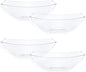 PLASTICPRO Disposable 32 ounce Square Serving Bowls, Party Snack or Salad Bowl by PLASTICPRO