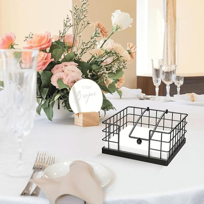 Farmhouse Napkin Holder, Wooden Napkin Holders - Image 6