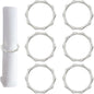 pson 6Pcs Bamboo Knuckles Style Napkin Rings by Unknown