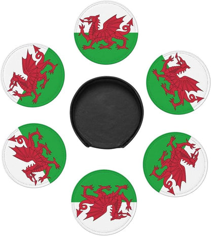 Welsh Flag Coasters for Drinks - Image 7