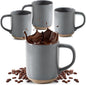 HASENSE Coffee Mugs, 12 OZ Coffee Cups Ceramic Set of 4 by Hasense