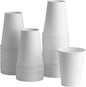 GUSTO 12 oz Disposable White Paper Cups Hot Coffee Cups | Eco-Friendly Material by GUSTO