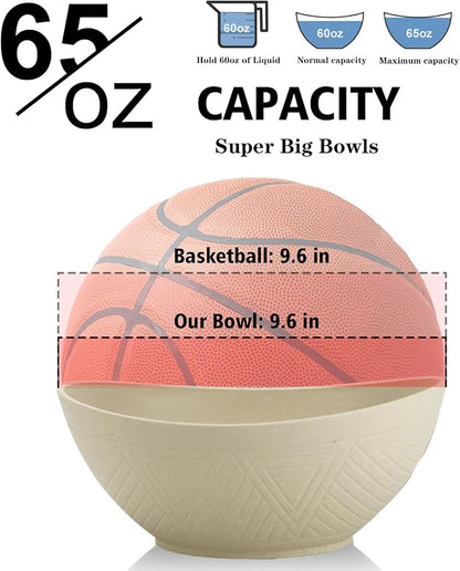 65oz Big Wheat Straw Bowls - Image 2