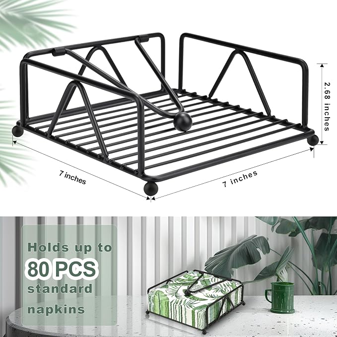 Napkin Holder for Table, Flat Napkins Holder - Image 2